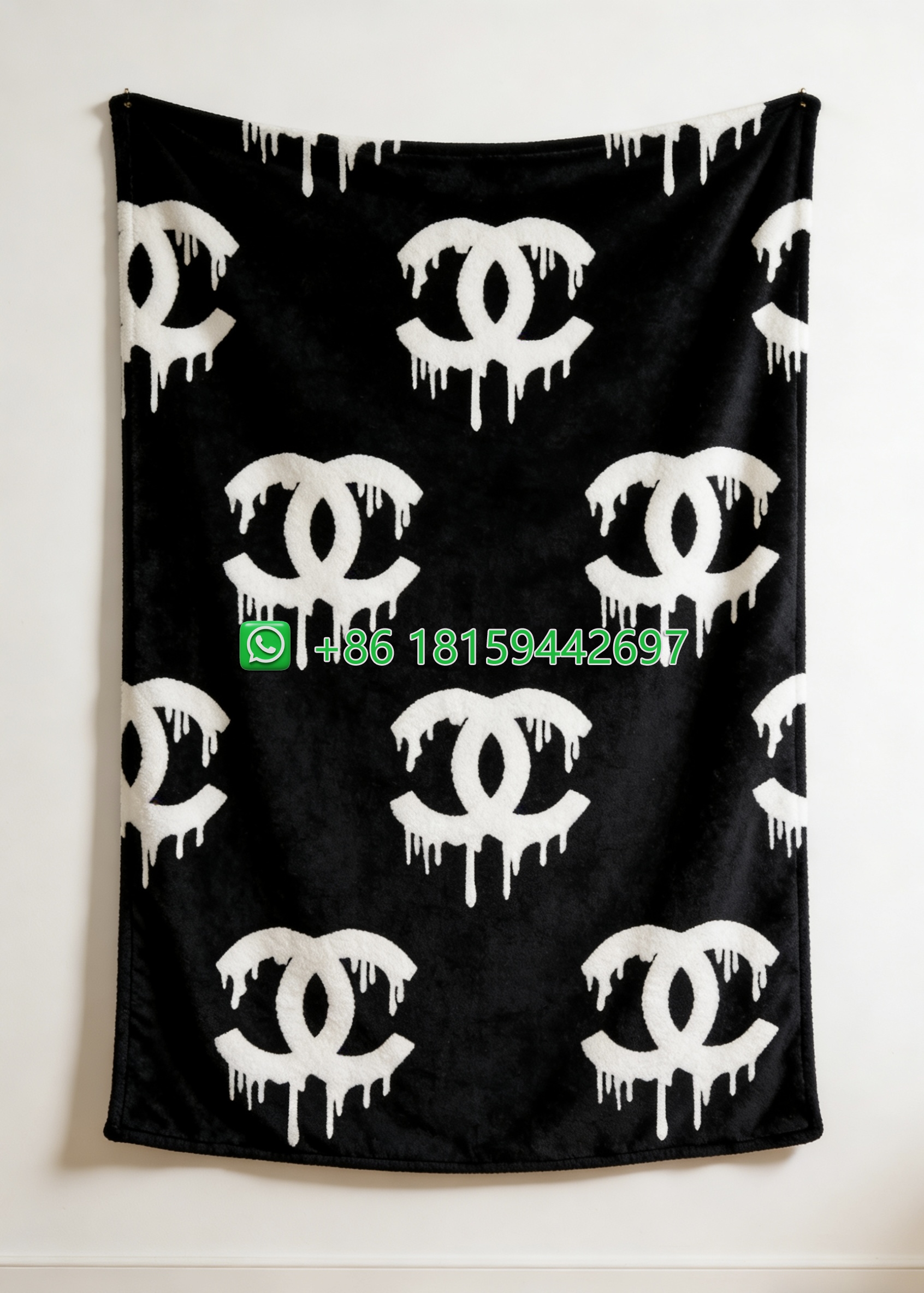 Chanel Throw Blankets